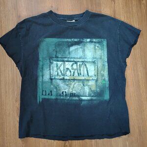 Vintage Korn 2004 Tour T-Shirt Cropped & Chopped